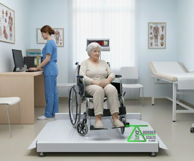 Micro T7E Wheel Chair Scale - Medical Scales