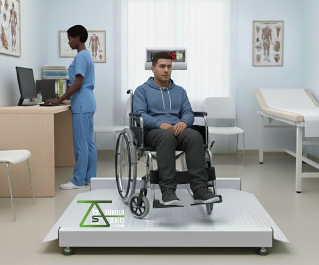 Micro T7E Wheel Chair Scale - Medical Scales