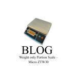 Micro ZTW Weight Only Portion Scale