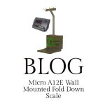 Micro A12E Wall Mounted Fold Down Scale